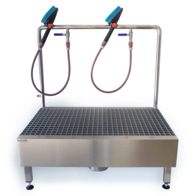 Football Boot Washing Station with Hand Brush
