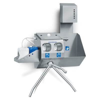 Entrance control with hand wash basin ECO