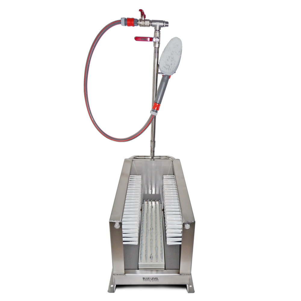 Stainless Steel Boot Cleaner with Collection Tray