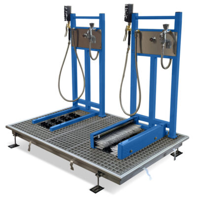 Work Shoe and Boot Washer—Built-In Version