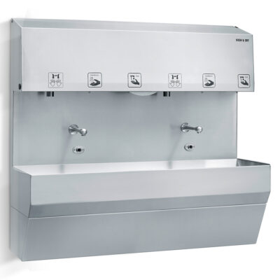 All-in-one hand wash basin