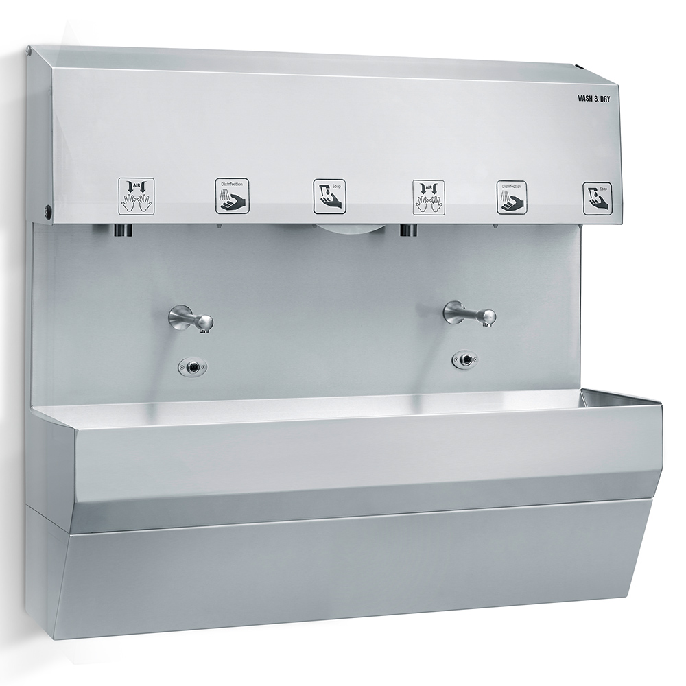 All-in-one hand wash basin