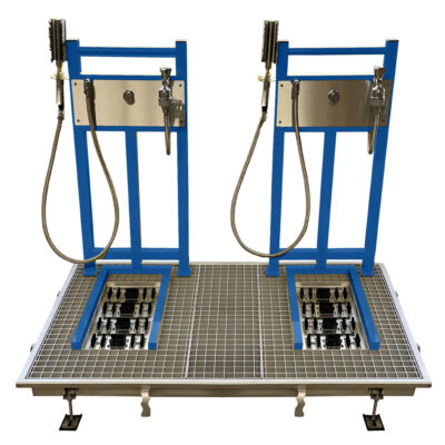 Work Shoe and Boot Washer—Built-In Version