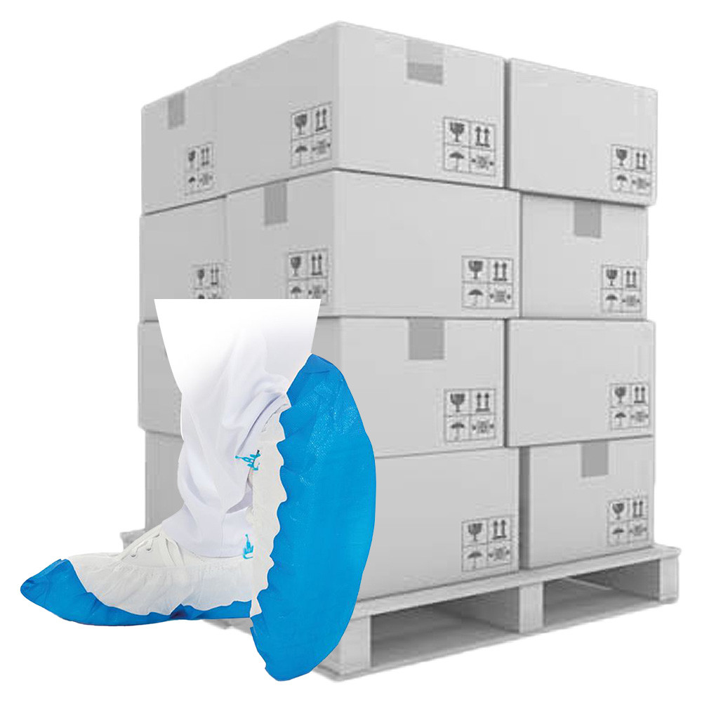 10 boxes or more = 7,000 pairs of shoe covers with thick CPE soles