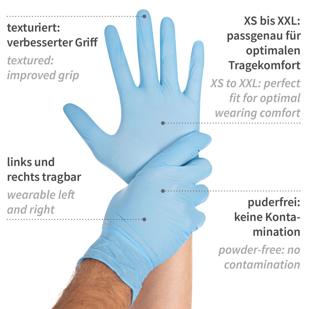Vinyl Gloves Powder Free Sensitive, 1,000 Count - Image 5