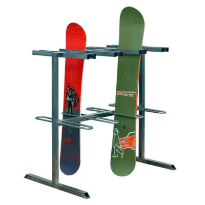 Snowboard Rack, 16-Piece Set