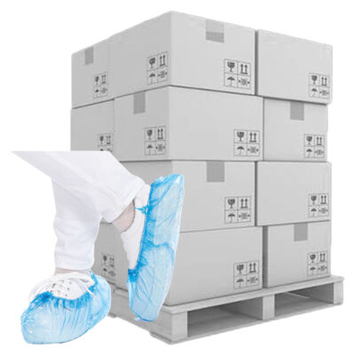 10 boxes or more = 11,000 water-repellent PE shoe covers